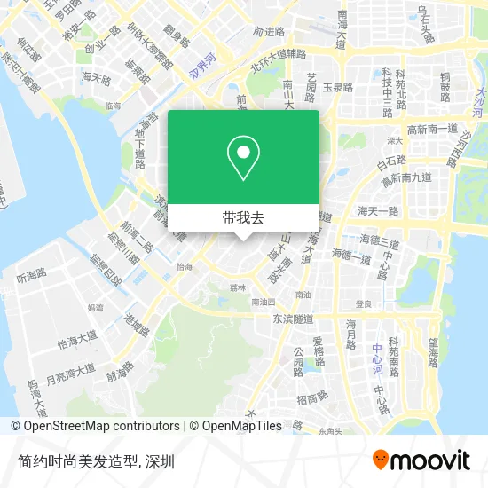 简约时尚美发造型地图