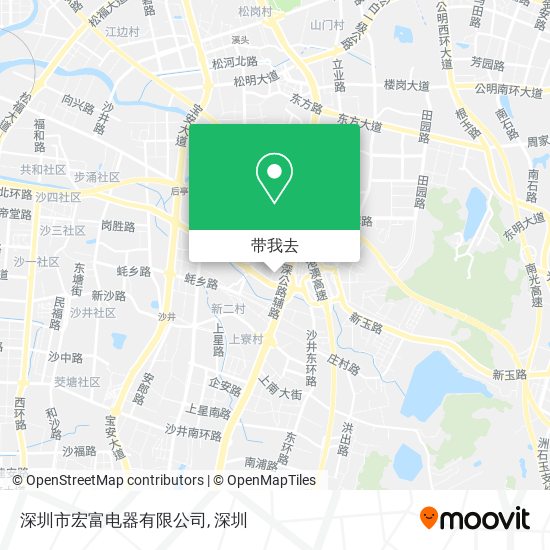 深圳市宏富电器有限公司地图
