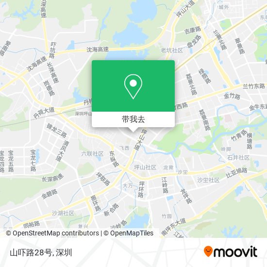 山吓路28号地图