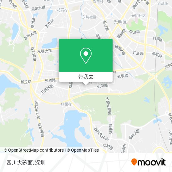 四川大碗面地图