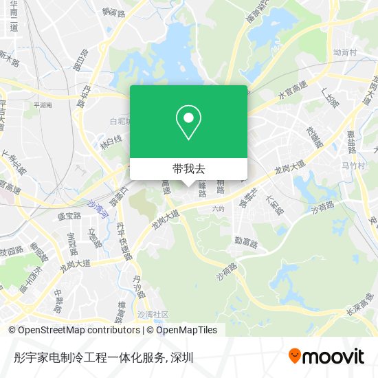 彤宇家电制冷工程一体化服务地图
