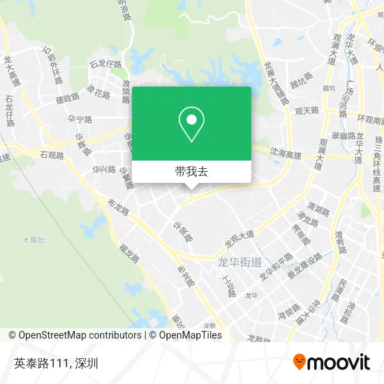 英泰路111地图