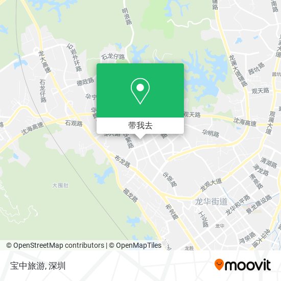 宝中旅游地图