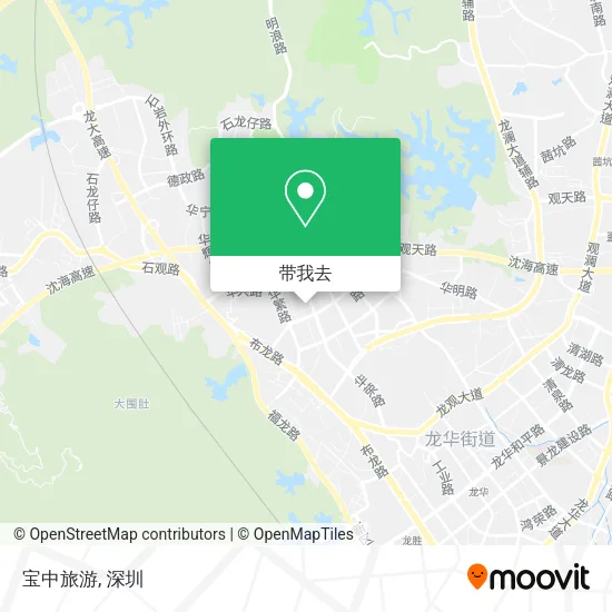 宝中旅游地图
