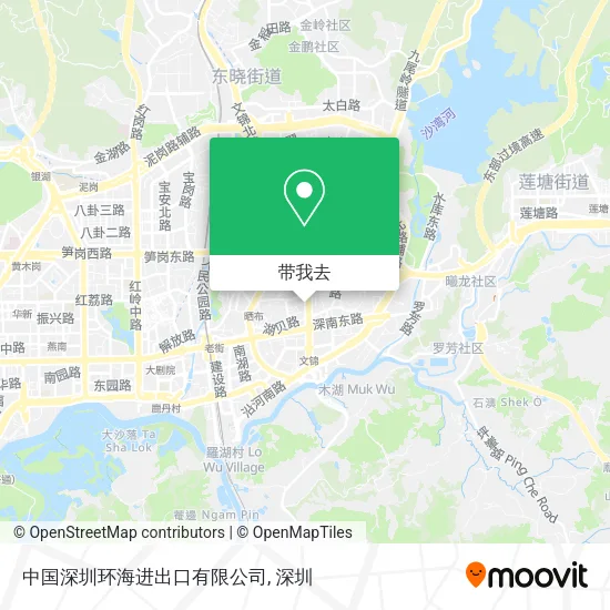 中国深圳环海进出口有限公司地图