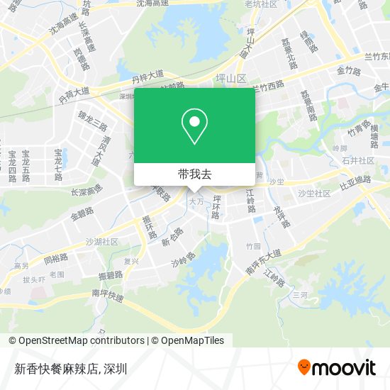 新香快餐麻辣店地图