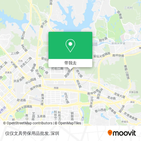 仪仪文具劳保用品批发地图