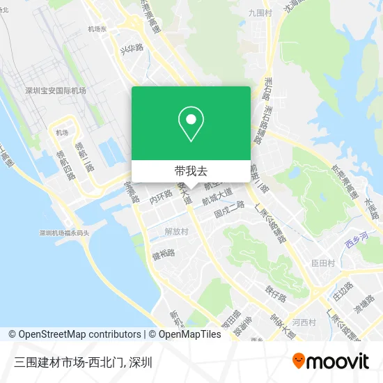三围建材市场-西北门地图