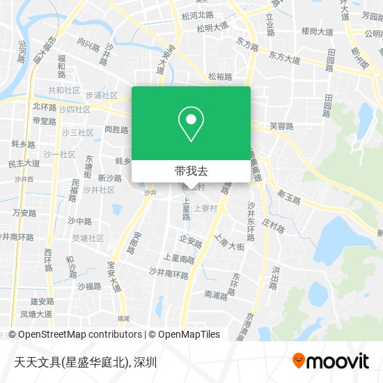 天天文具(星盛华庭北)地图