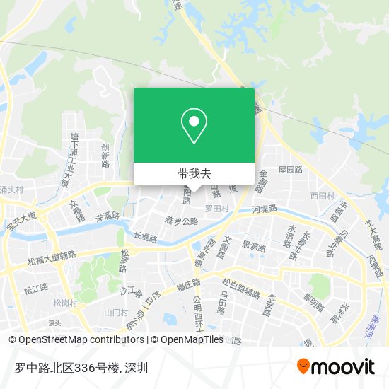 罗中路北区336号楼地图