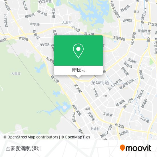 金豪宴酒家地图
