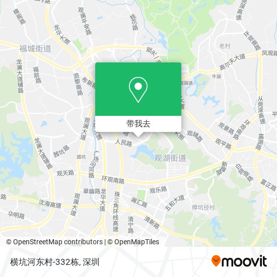 横坑河东村-332栋地图