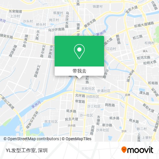 YL发型工作室地图