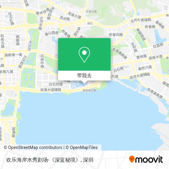 欢乐海岸水秀剧场-《深蓝秘境》地图