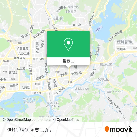 《时代商家》杂志社地图