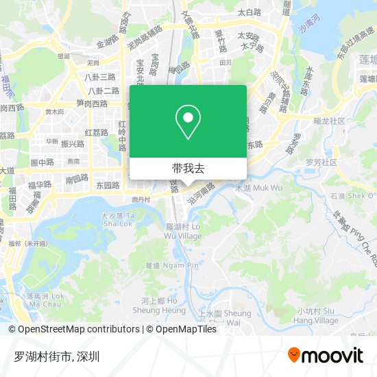 罗湖村街市地图