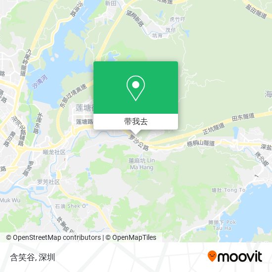 含笑谷地图