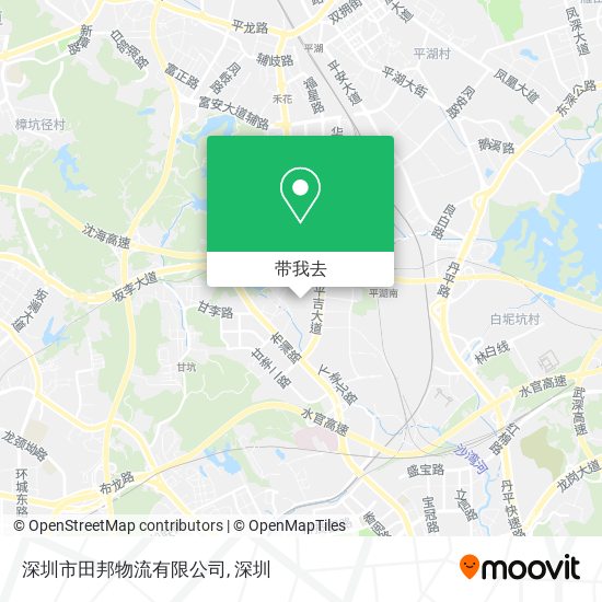 深圳市田邦物流有限公司地图