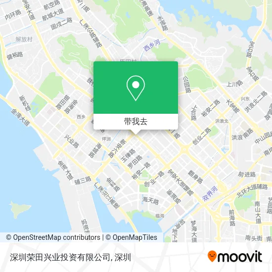 深圳荣田兴业投资有限公司地图