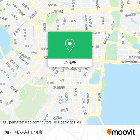 海岸明珠-东门地图