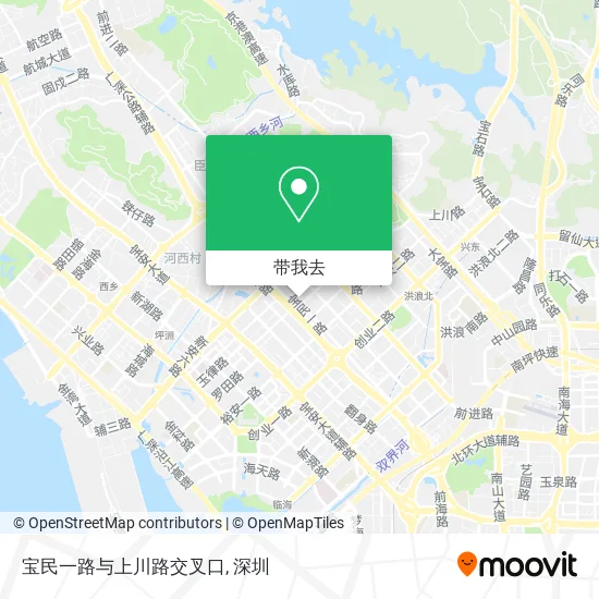 宝民一路与上川路交叉口地图