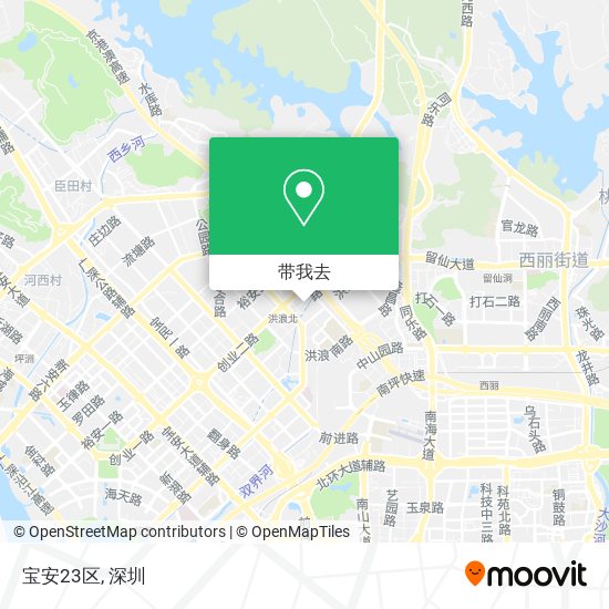 宝安23区地图