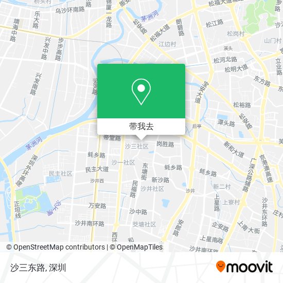 沙三东路地图