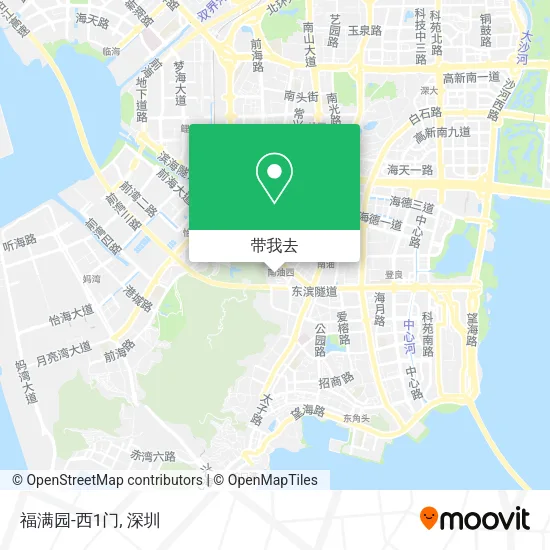 福满园-西1门地图