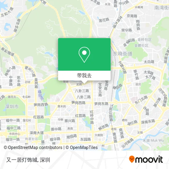 又一居灯饰城地图