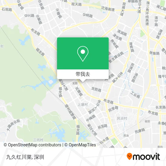 九久红川菜地图