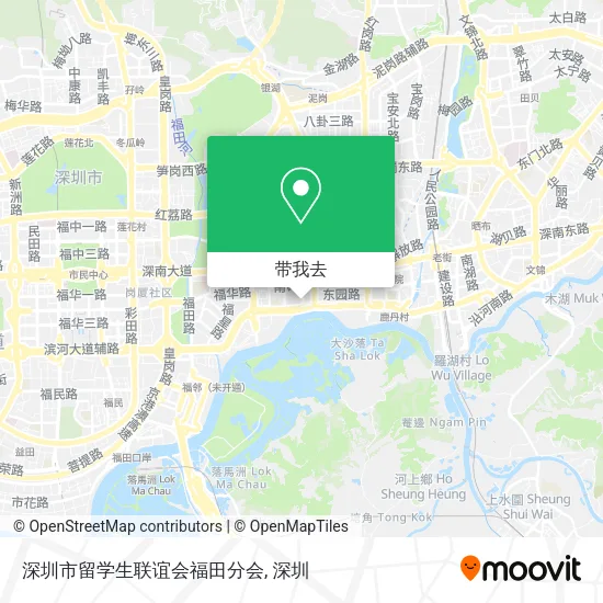 深圳市留学生联谊会福田分会地图