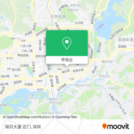 湖贝大厦-正门地图