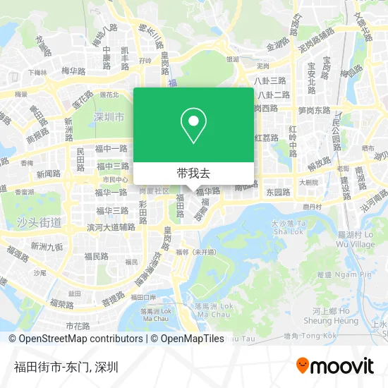 福田街市-东门地图