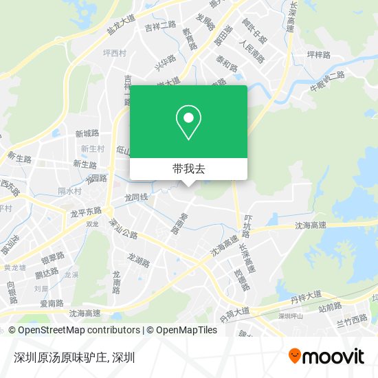深圳原汤原味驴庄地图