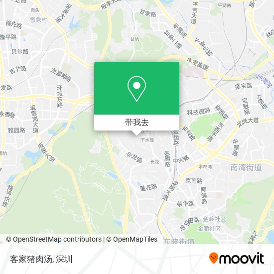客家猪肉汤地图