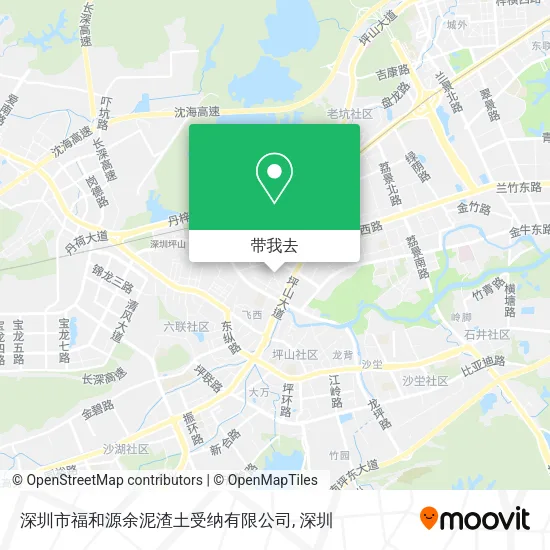 深圳市福和源余泥渣土受纳有限公司地图
