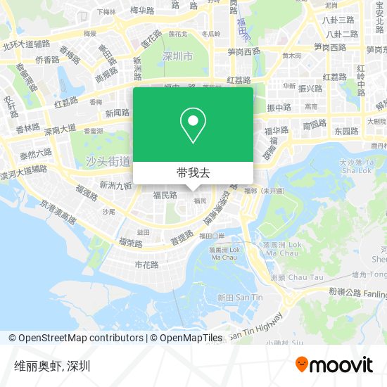 维丽奥虾地图