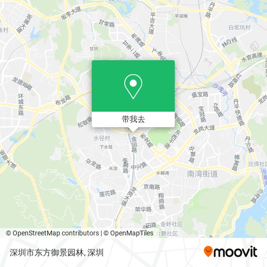 深圳市东方御景园林地图