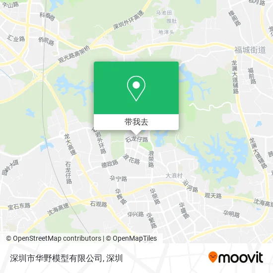 深圳市华野模型有限公司地图