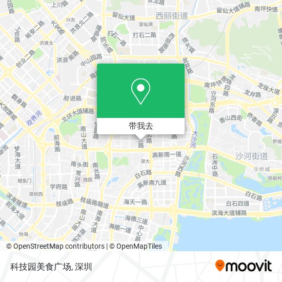 科技园美食广场地图