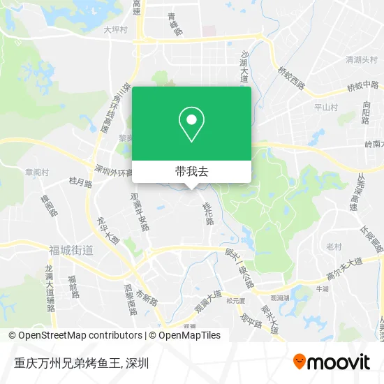 重庆万州兄弟烤鱼王地图