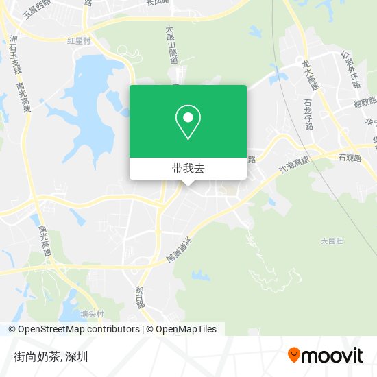 街尚奶茶地图