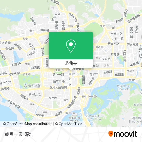 赣粤一家地图