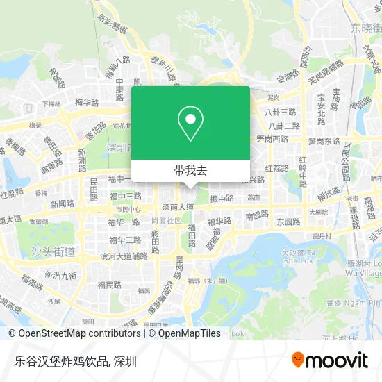 乐谷汉堡炸鸡饮品地图