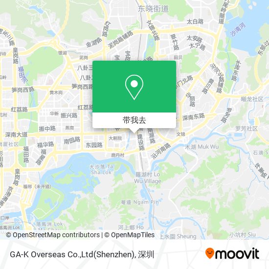 GA-K Overseas Co.,Ltd(Shenzhen)地图