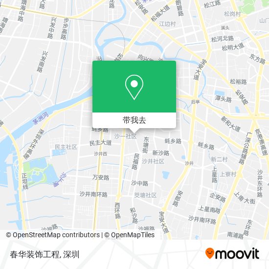 春华装饰工程地图