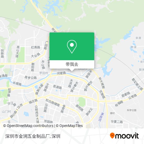 深圳市金润五金制品厂地图
