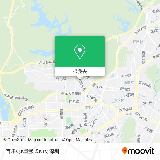 百乐纯K量贩式KTV地图