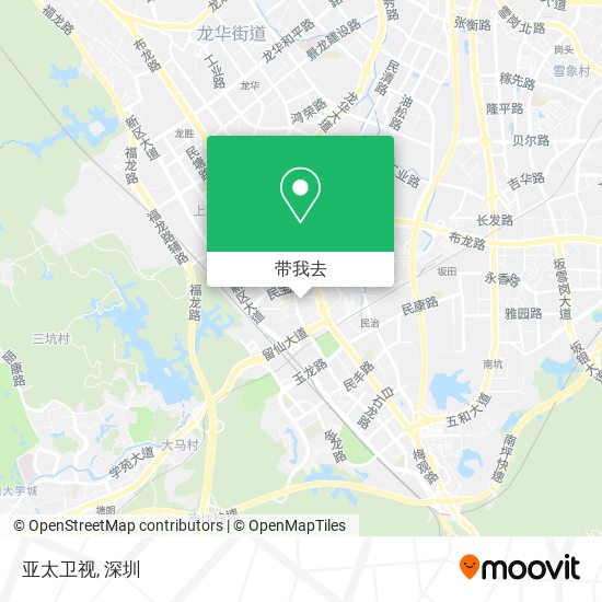 亚太卫视地图