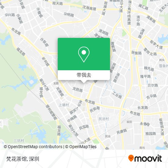 梵花茶馆地图